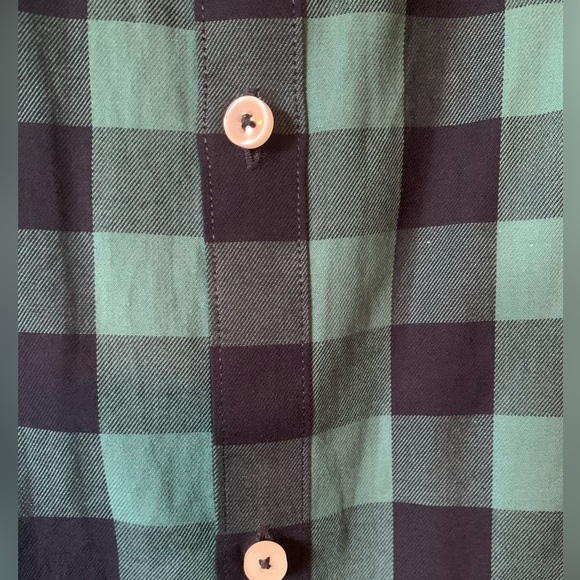 Jack and Jones Turquoise Plaid Button Down - Picture 3 of 11